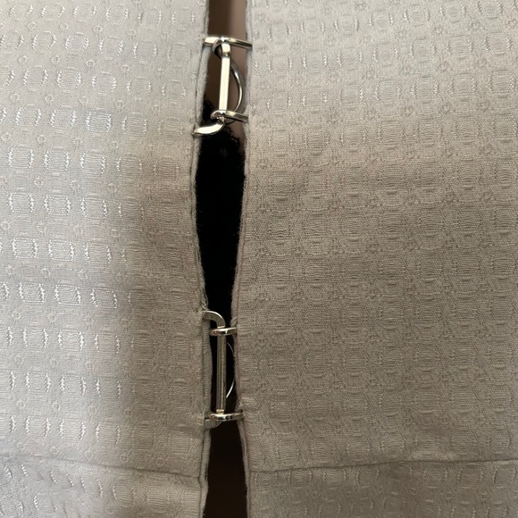 NWT Kalé Bob Front Buttons & Hooks Closure Light Gray Dress Coat Size XS - Picture 5 of 10